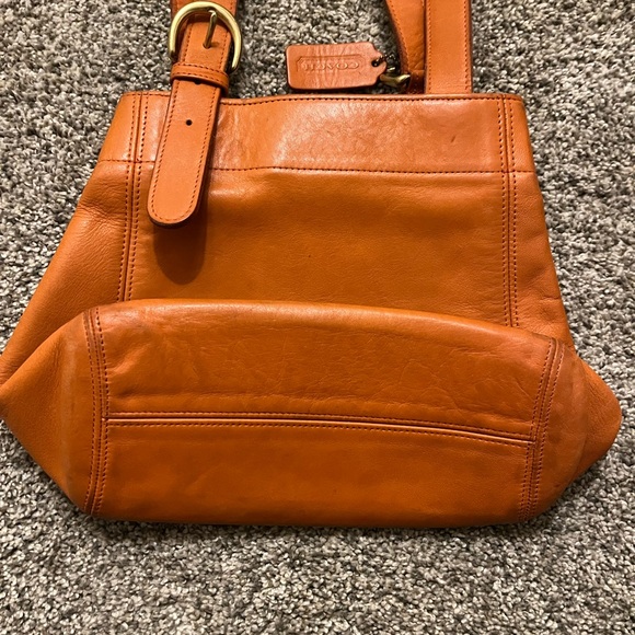 Coach Vintage 4157 - Orange Leather Bag - Picture 13 of 13